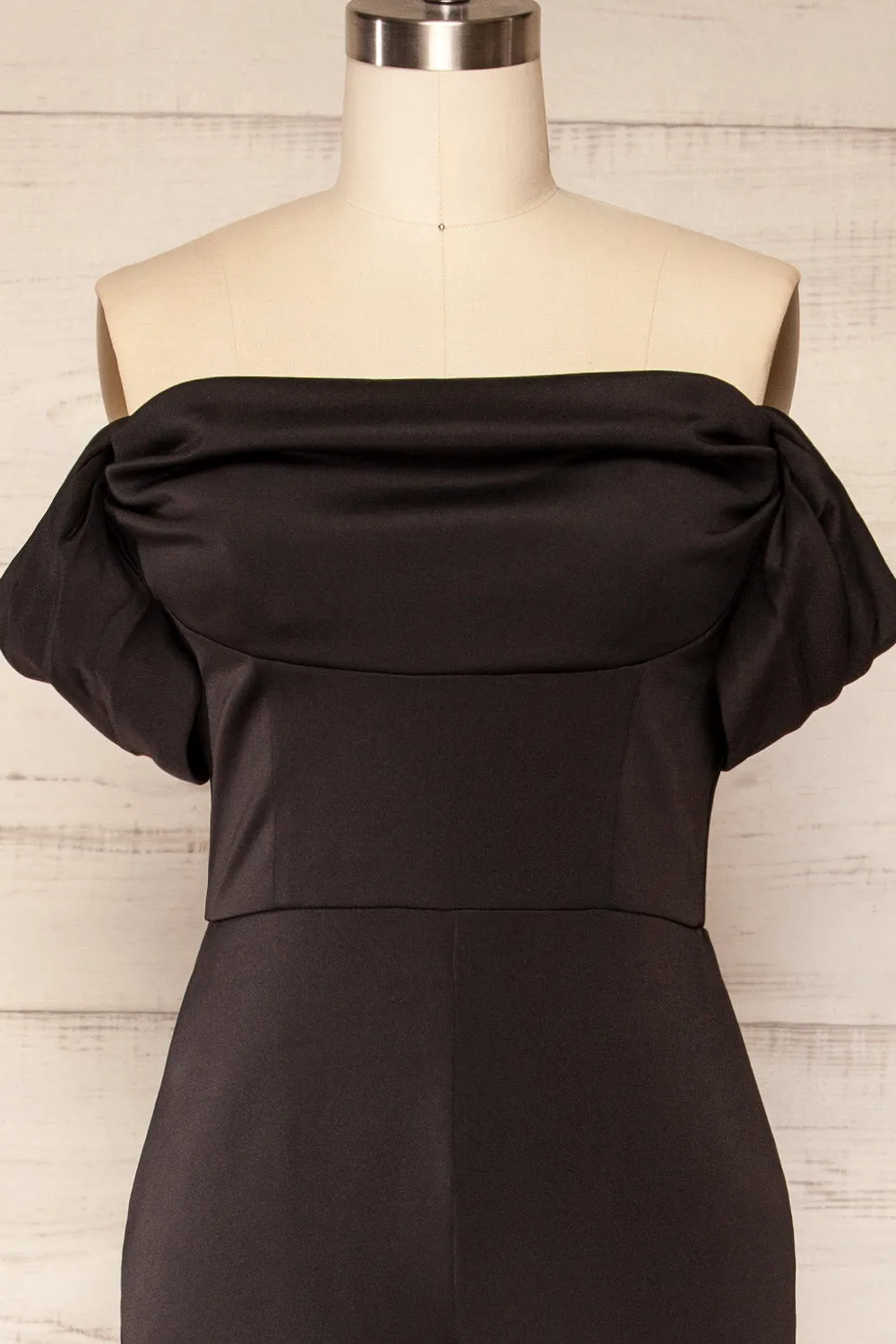 Zolo Black | Cowl Neck Jumpsuit