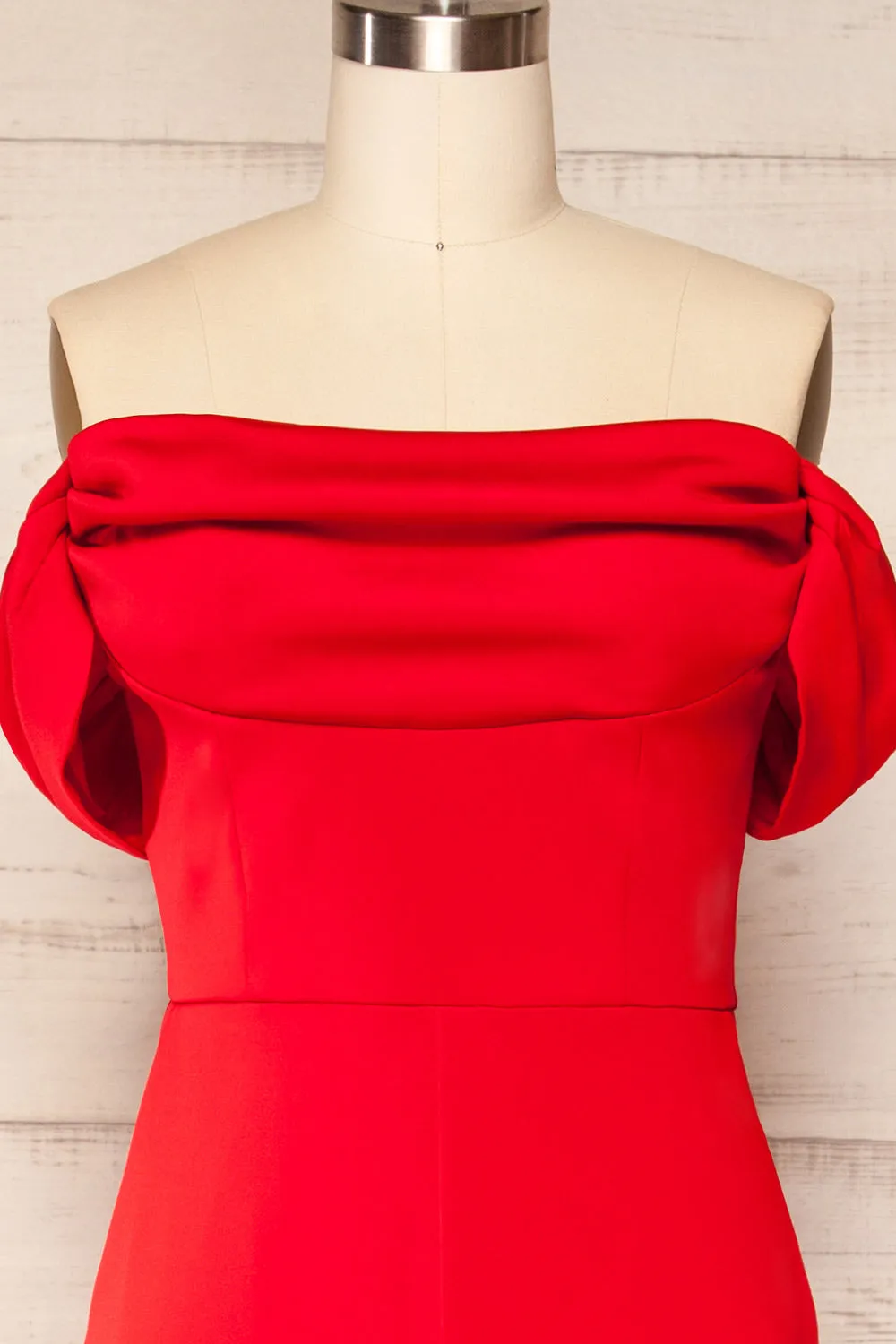 Zolo Red | Cowl Neck Jumpsuit