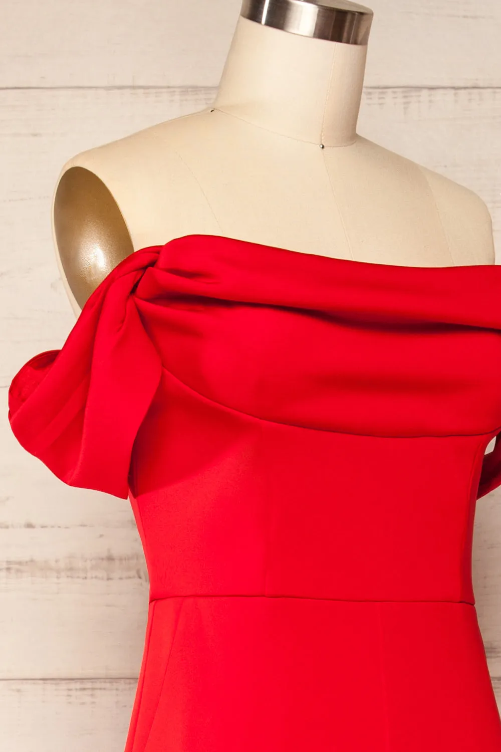 Zolo Red | Cowl Neck Jumpsuit