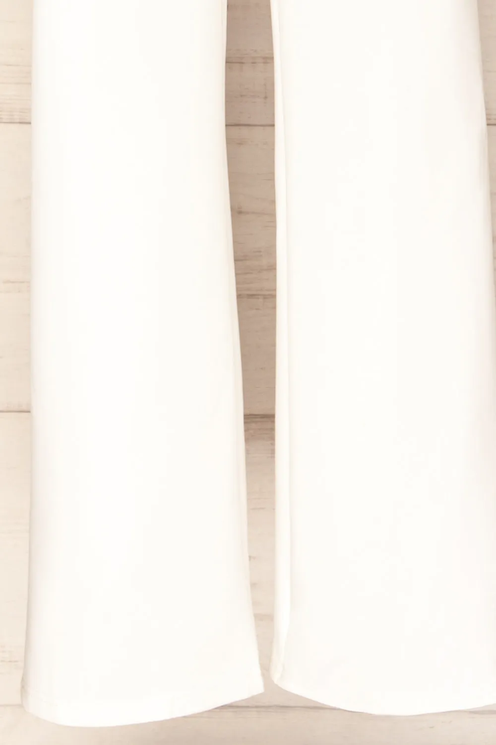 Zolo White | Cowl Neck Jumpsuit