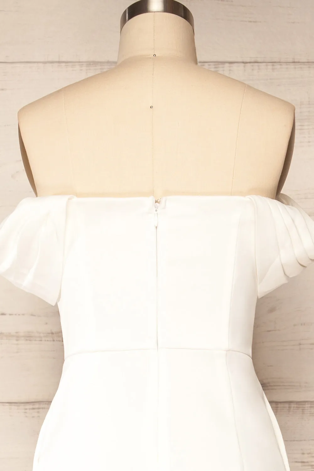 Zolo White | Cowl Neck Jumpsuit