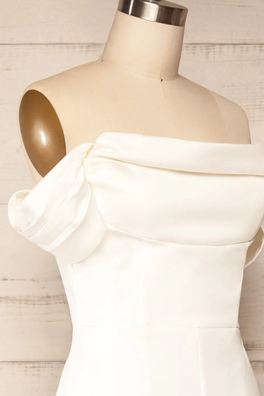 Zolo White | Cowl Neck Jumpsuit