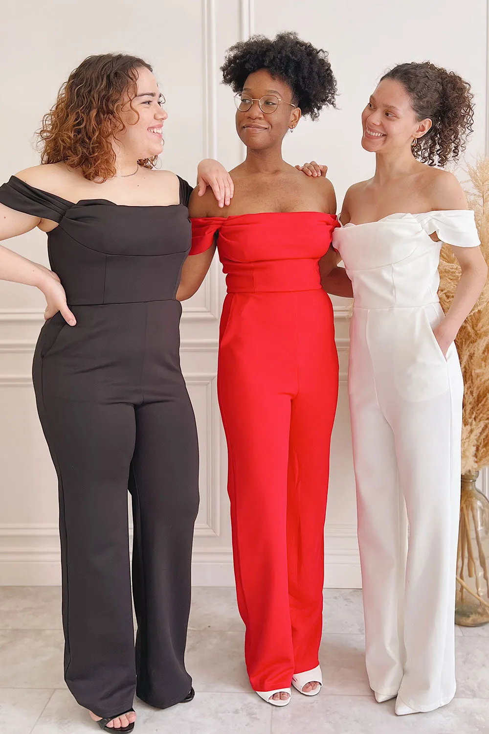 Zolo White | Cowl Neck Jumpsuit